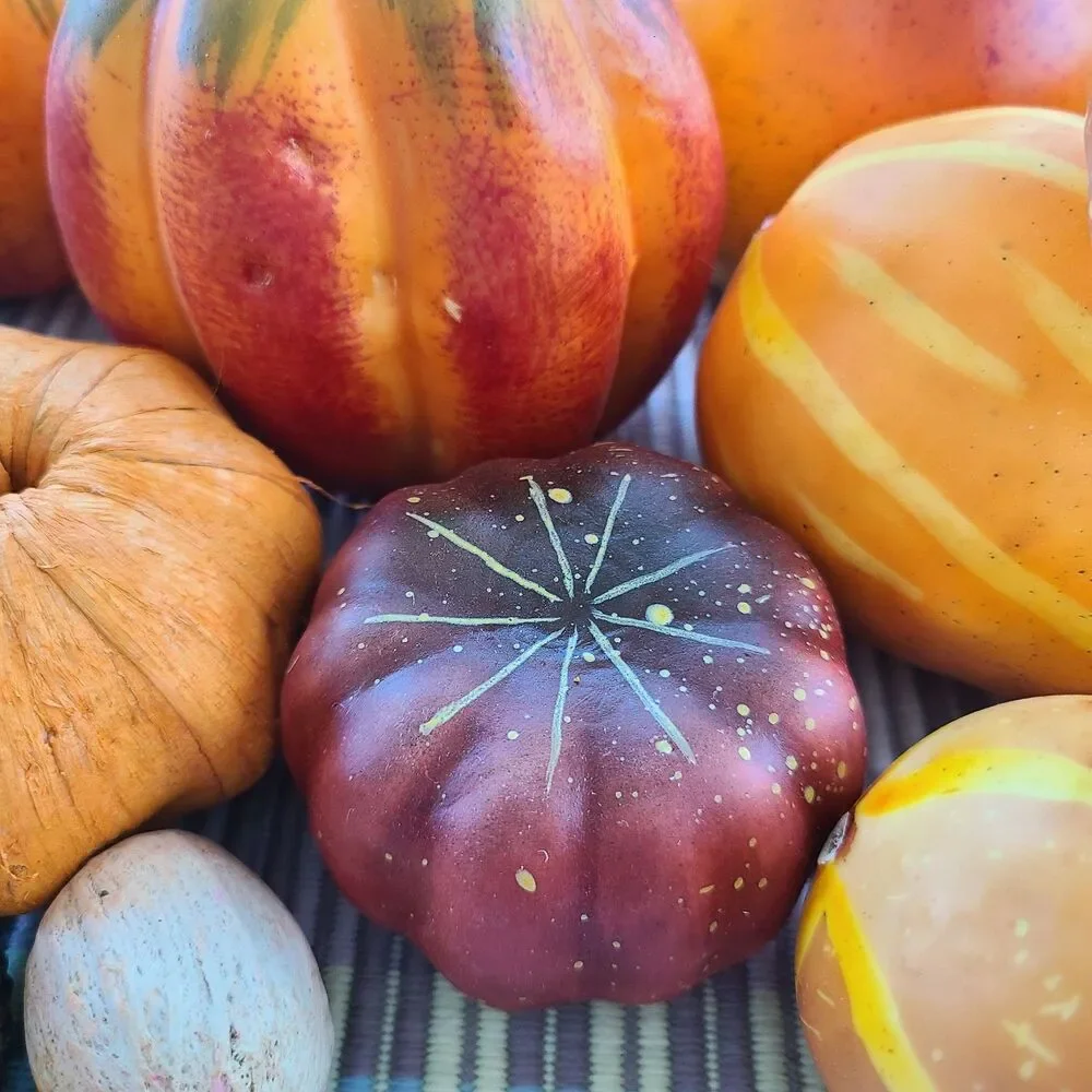 Vintage Life-Like Faux Harvest Lot Gourds Vegetables Fall Autumn Thanksgiving